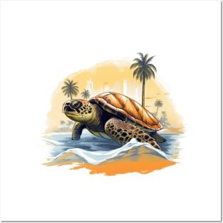 Green Sea Turtle Posters and Art